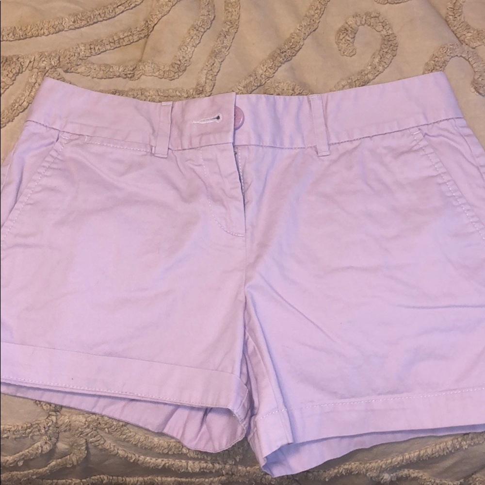 loft light purple shorts